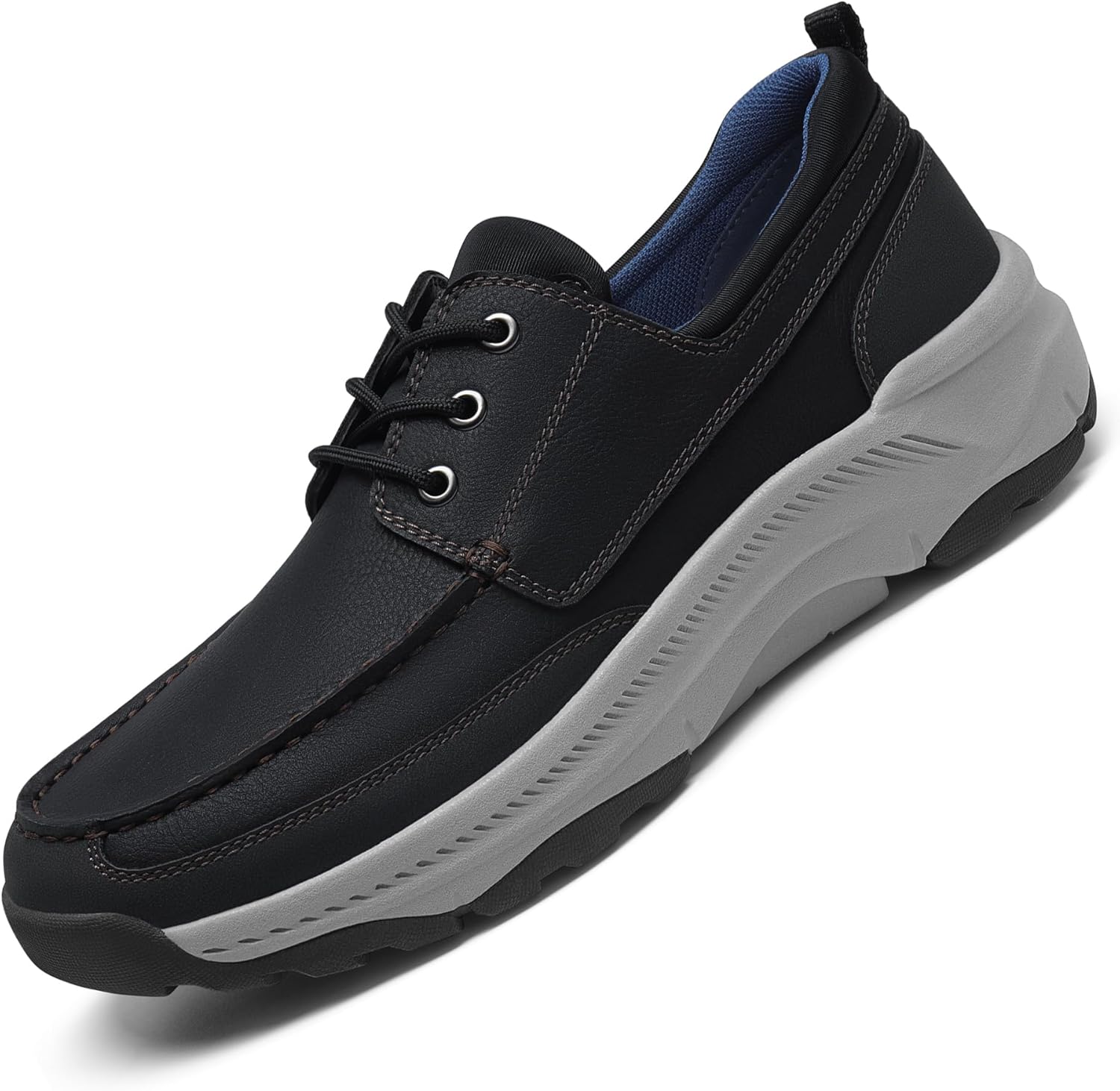 Cestfini Men’s Slip-On Shoes, Casual Lace-Free Walking Loafers with Arch Support, Orthopedic Shoes, Lightweight, Non-Slip, Laceless Sneakers for Walking, Working, and More