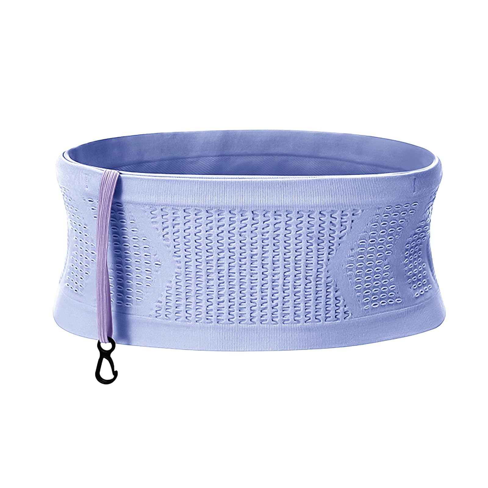 Adorila Slim Running Belt, Hidden Fanny Pack for Men Women, Travel Running Waist Belt for Money and Passport (Purple, X-Small)