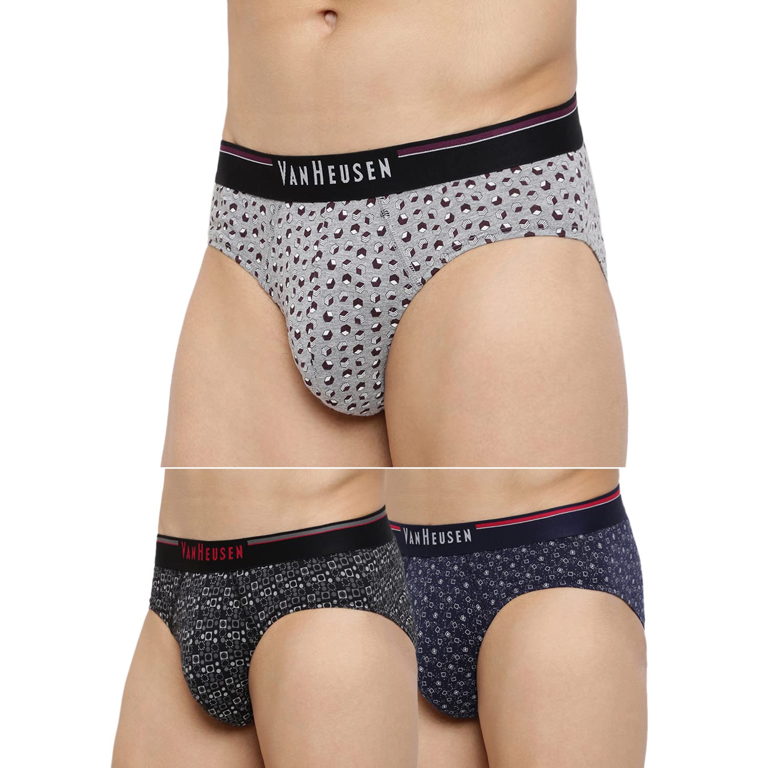 van heusen Men's Cotton Printed Brief-picture-30
