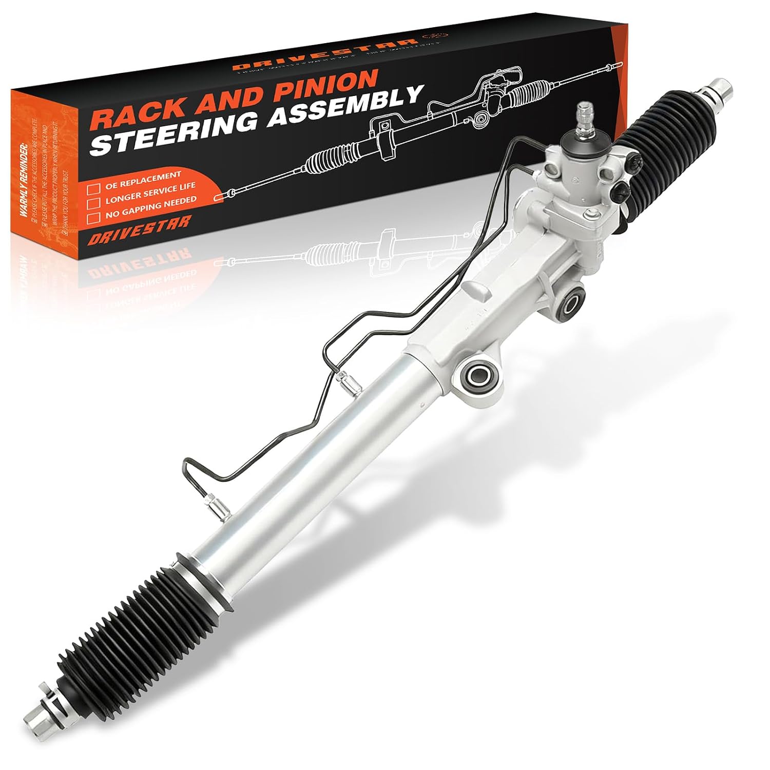 DRIVESTAR Power Steering Rack & Pinion Assembly (Hydraulic) for 1995–2004 Toyota Tacoma/4Runner