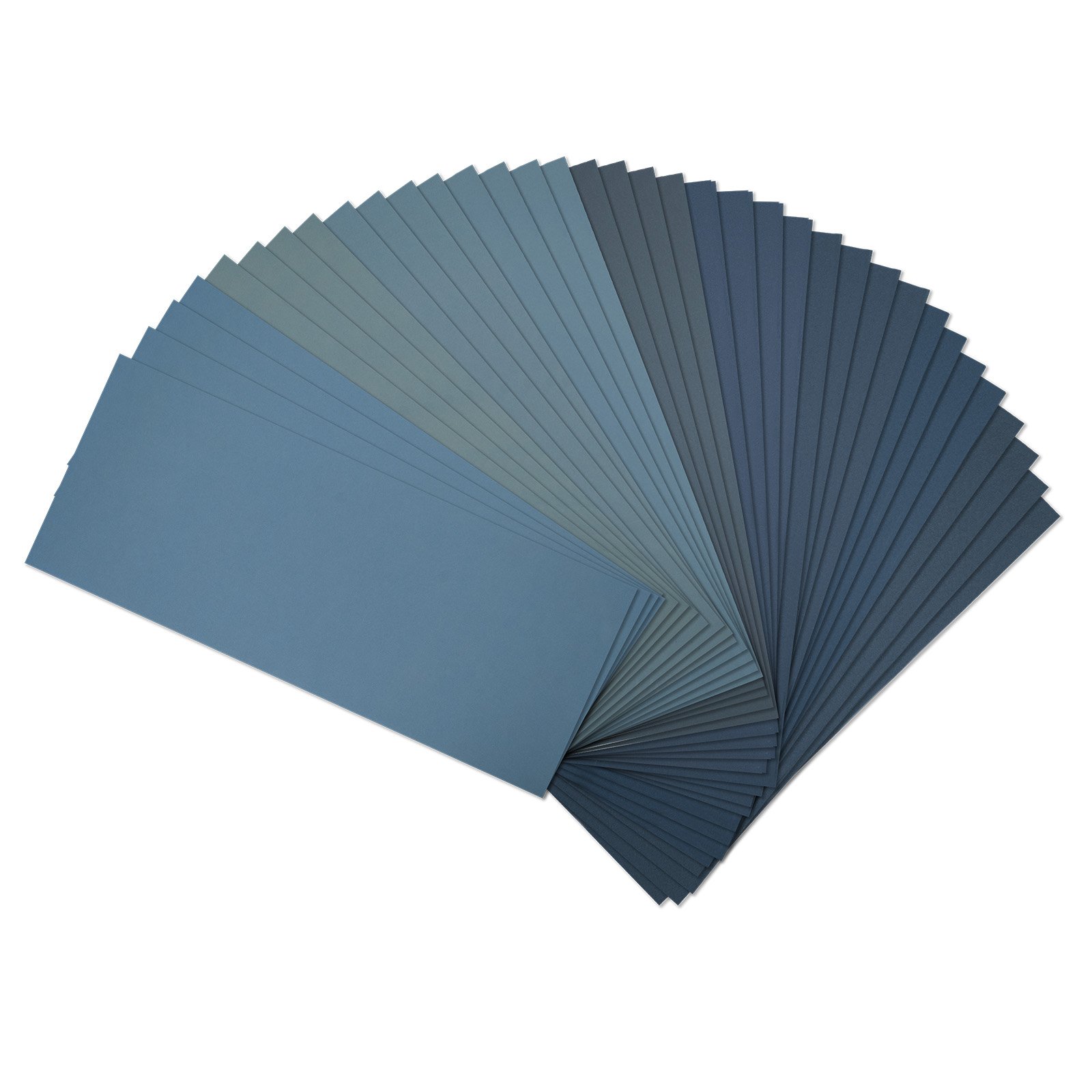 POWERTEC 471001 Wet Dry Sandpaper, Assorted Grit, 9" by 3.6", 36 PK, 4 of each400/600/800/1000/1200/1500/2000/2500/3000