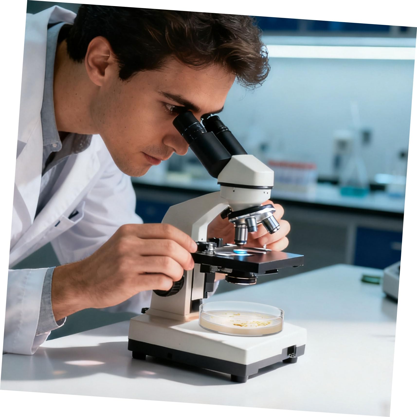 SHINEOFI 10 Placas de Petri con Agar Nutritivo de 7 Cm, con Agar Prevertido, Ideales para Proyectos Escolares, Investigación Y Experimentos Científicos.