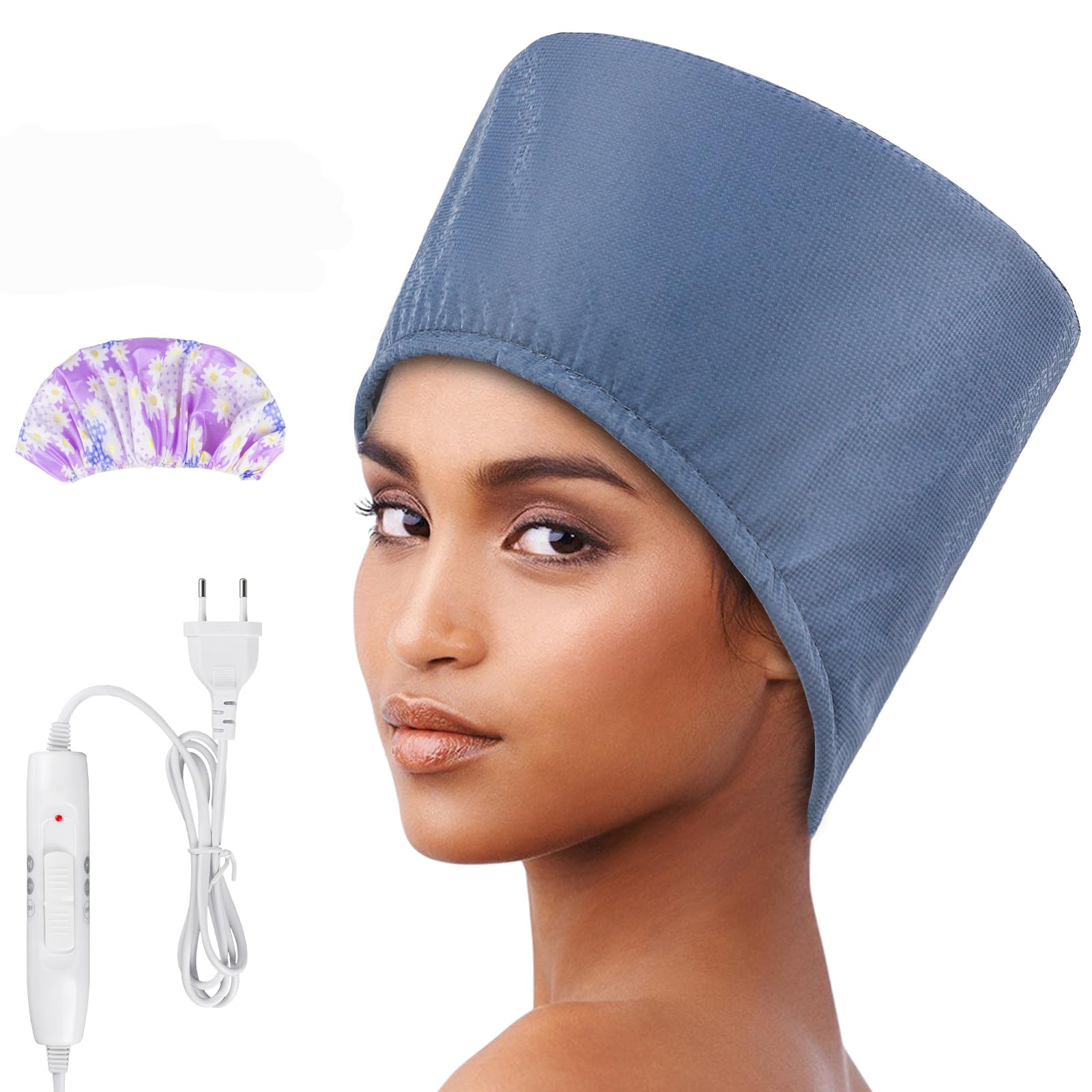 Totofac Gorro Termico Peluqueria, Gorro Calor Pelo termico, Gorro Termico para Mascarilla con 2 modos de temperatura (Black) — view 9