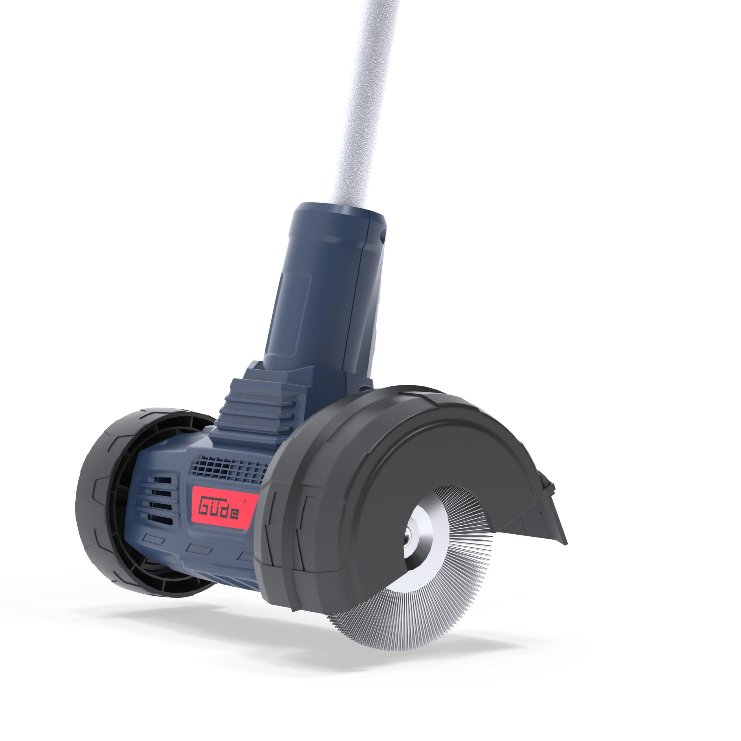 Güde GFR 18-0 Akku-Fugenreiniger - 18 Volt Li-Ion, 1200 Umdrehungen pro Minute, 11 cm Bürstendurchmesser, 82-112 cm Griffhöhe, ohne Akkupack und Ladegerät, inklusive Stahlbürste und Nylonbürste