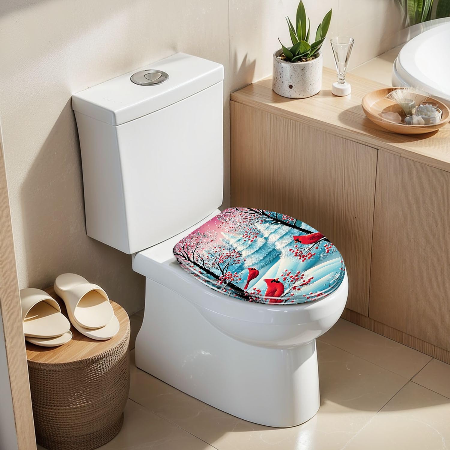 WC-Sitz mit Absenkautomatik, länglich, für Badezimmer