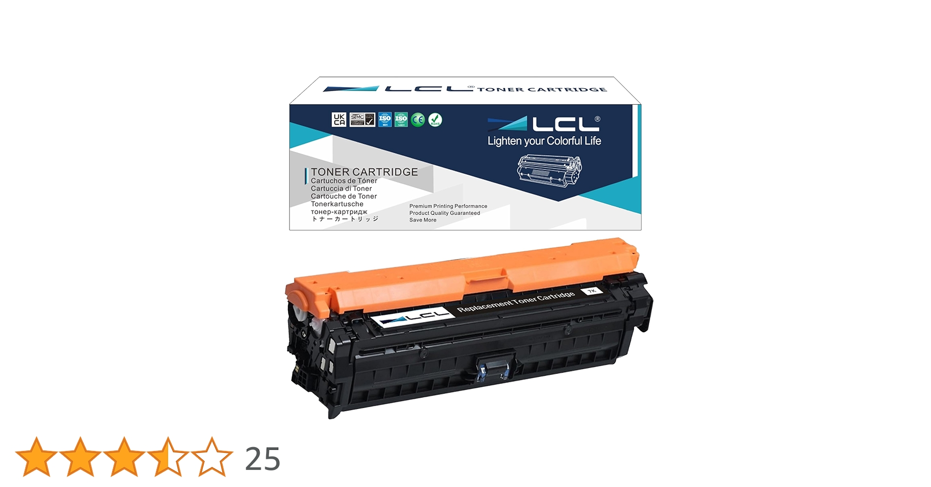 Amazon | LCL キャノン用 CRG-322BLK 再生トナーーカートリッジ