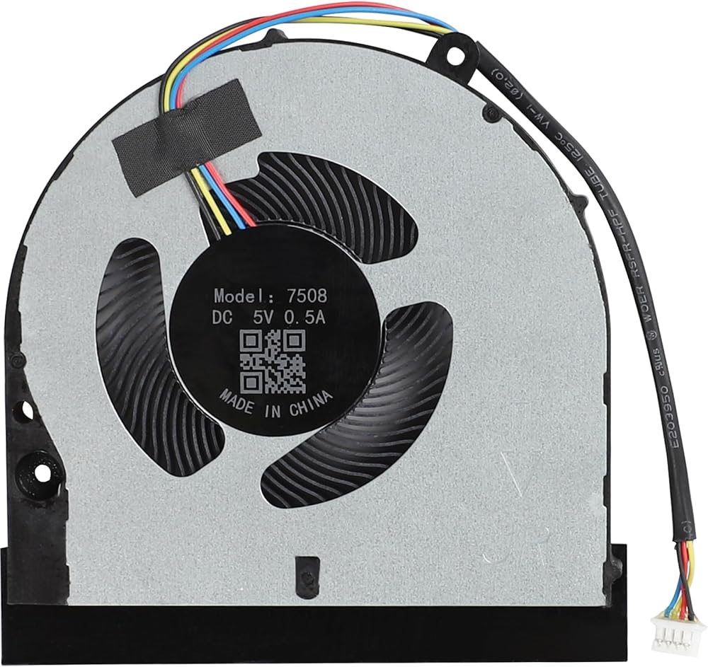 CPU Cooling Fan for Beelink Ser5 Pro MINI PC, Model: 7508, DC5V 0.5A, 4 Wires/4 pins 1.25 Connector, (olny for SER 5 Pro Internal Cooler Fan Replacement) — 사진 1