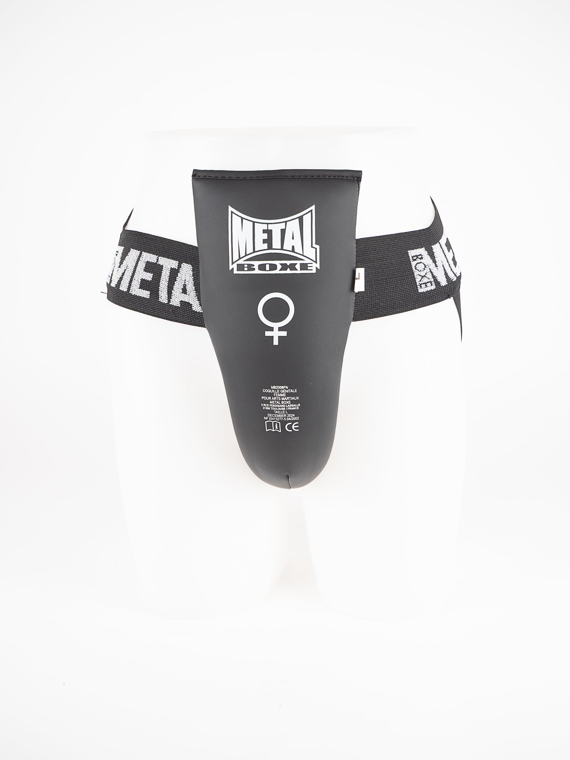 Metal Boxe Concha Mujer semiprofesional Negra
