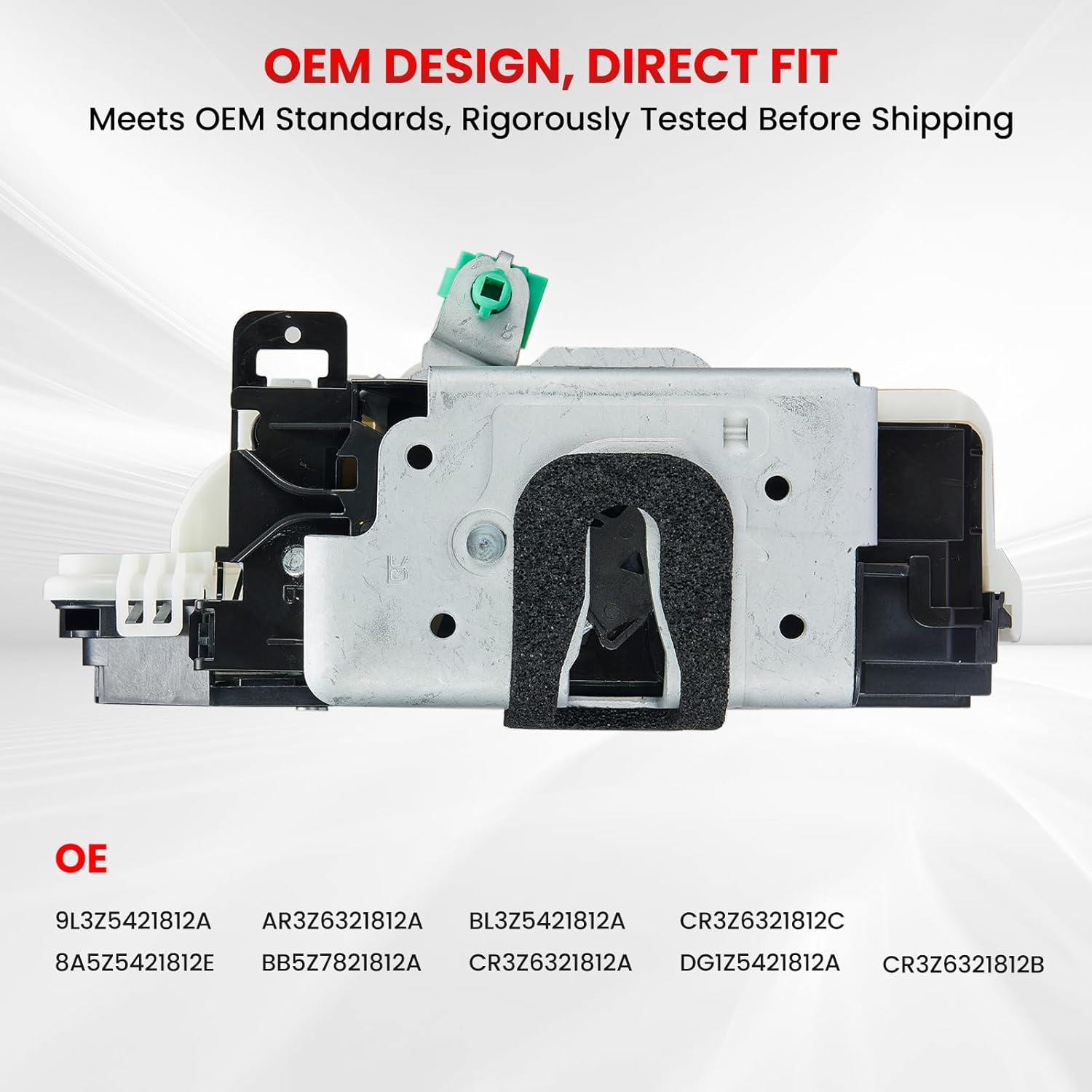 SYERAL Front Right Passenger Side Power Door Lock Latch Actuator Compatible with 2009-2014 F-150, 2010-2014 Mustang, 11-19 Explorer, 13-19 Taurus 10-14 Lincoln Mark LT Replacement# 9L3Z-5421812-A