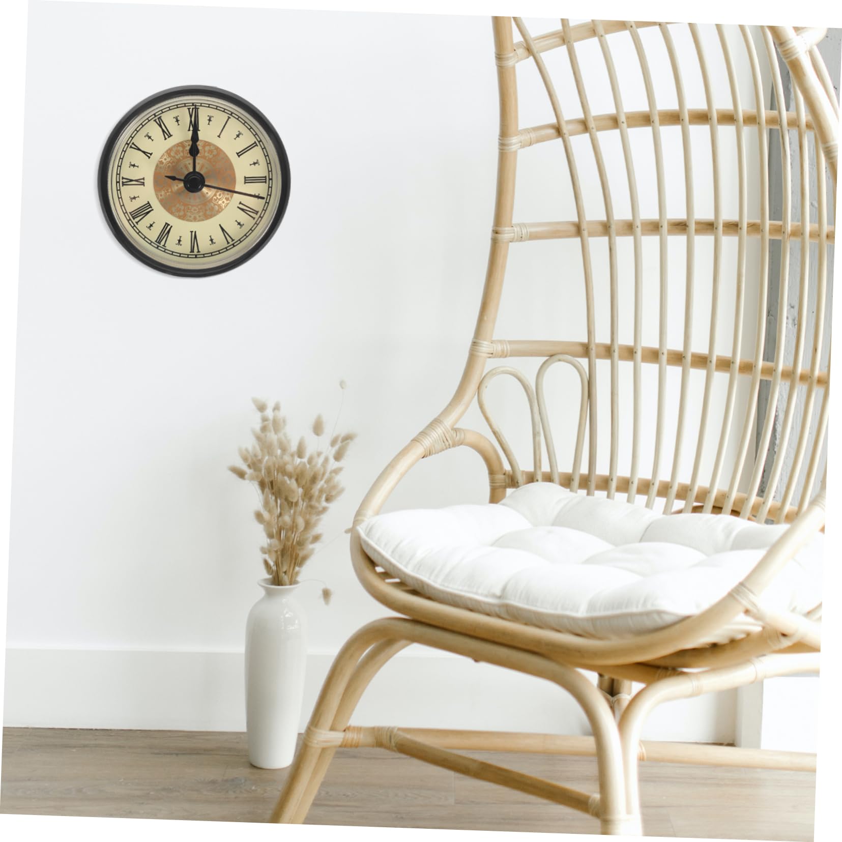 MAGICLULU 5 Stück Vintage DIY Uhrwerk mit Romanischen Ziffern Inlaid Clock Head Präzise Zeitmessung für Selbstgemachte Langlebig