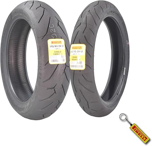 Miniatura 15 de Pirelli Diablo Rosso II - Neumático delantero 120/70 ZR 17 M/C (58W) TL (K) para motocicleta, de alto rendimiento, duradero y confiable: rendimiento