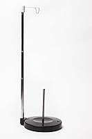 Vista 2 de Embroidex - Soporte ajustable para carrete de hilo único – Soporte independiente para hilo de bordado, costura o acolchado – Base de plástico pesado