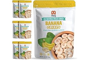 Banana Fruit Snacks Frozen Dry Fruit Slices, Pack of 6