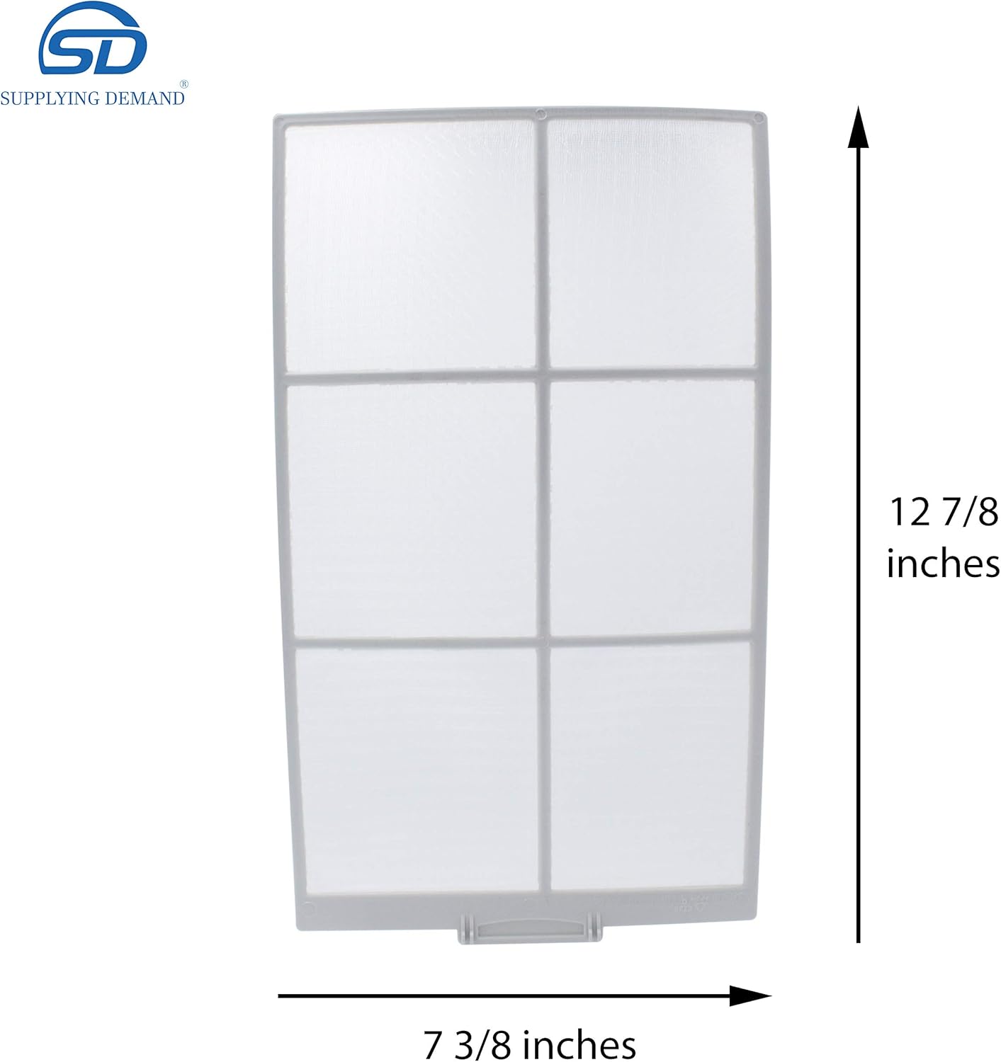 Supplying Demand WJ85X10173 1811882 Room Air Conditioner Filter Screen Replacement 12-7/8 x 7-3/8 Inches