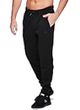 Active Men's Athletic Fleece Lined Tapered Jogger Sweatpant with Pocket