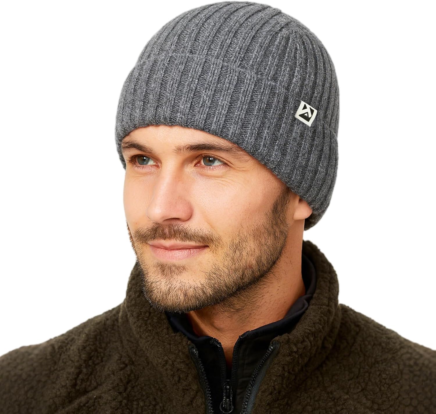 Unisex Merino Wool Polartec® Fleece Beanie – Warm & Windproof
