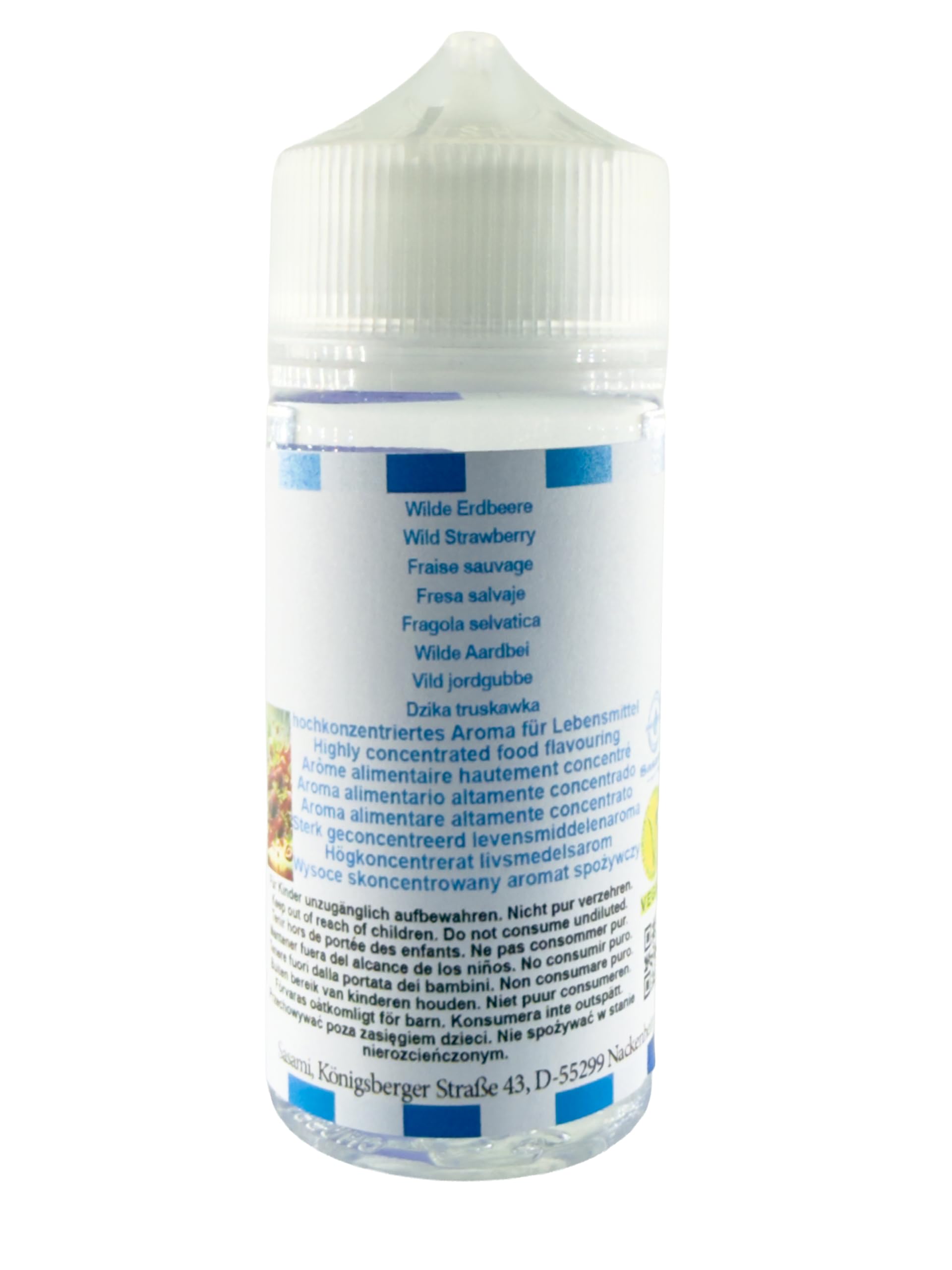 Fragola selvatica aroma concentrato - vegano - Sasami - 100ml
