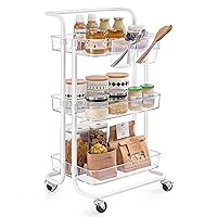 SONGMICS Carrello Scorrevole, Trolley a 3 Livelli