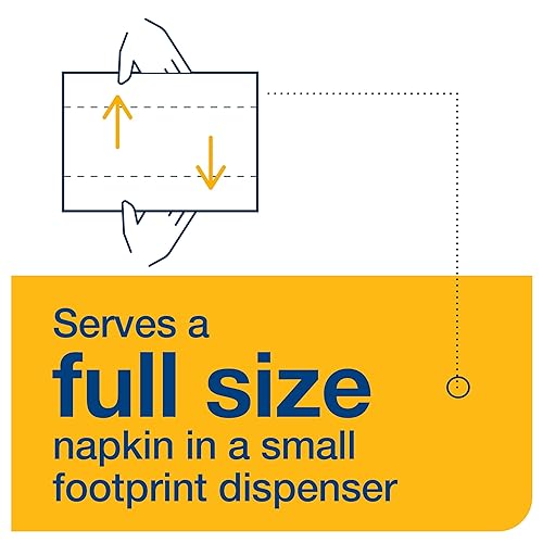 Miniatura 5 de Tork Xpressnap Fit - Servilleta dispensadora natural N14, compostable de 2 capas, 36 paquetes x 120 servilletas, DX806E