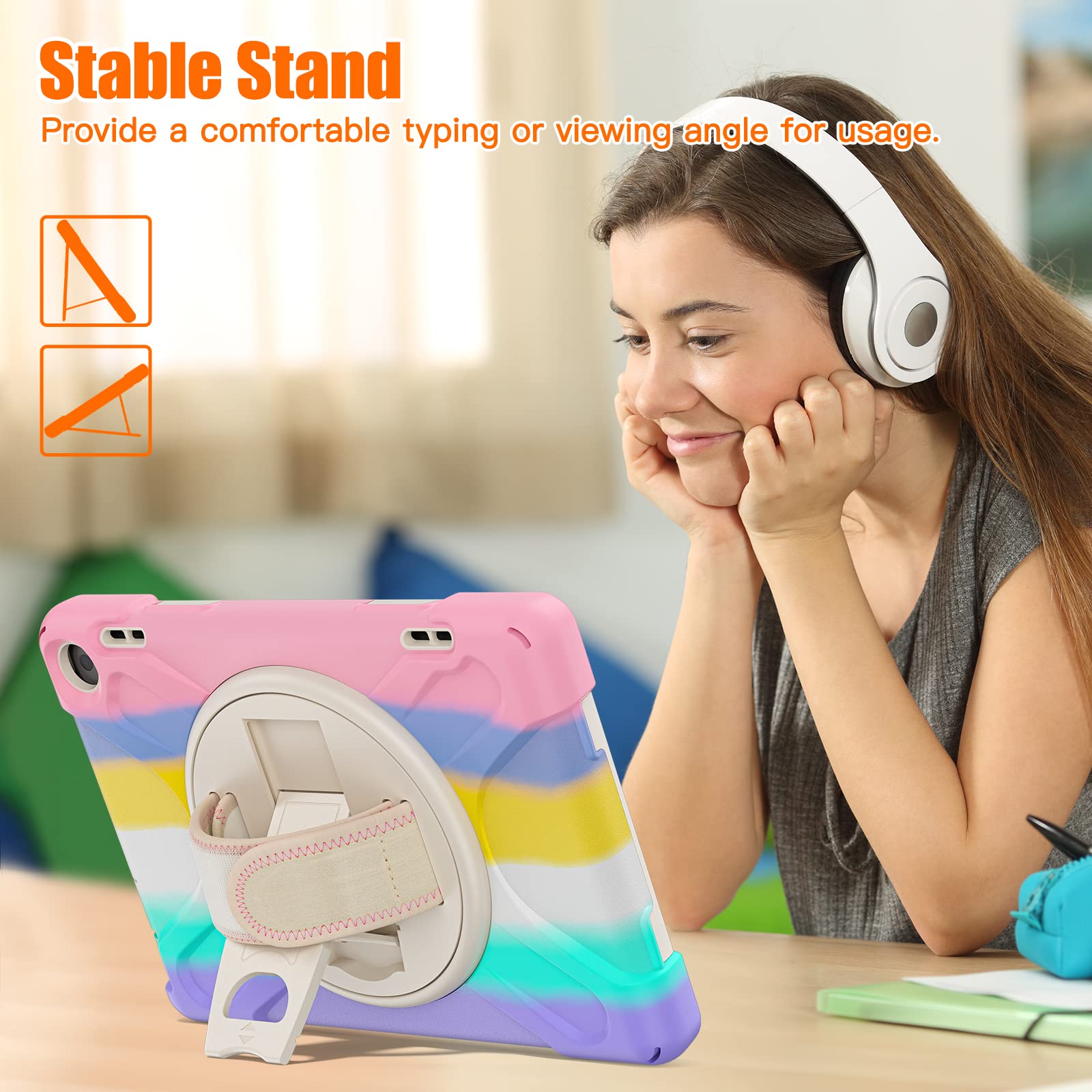 Amazon.co.jp: 360度回転式 Fire HD 8/ Fire HD 8 Plus 2022年