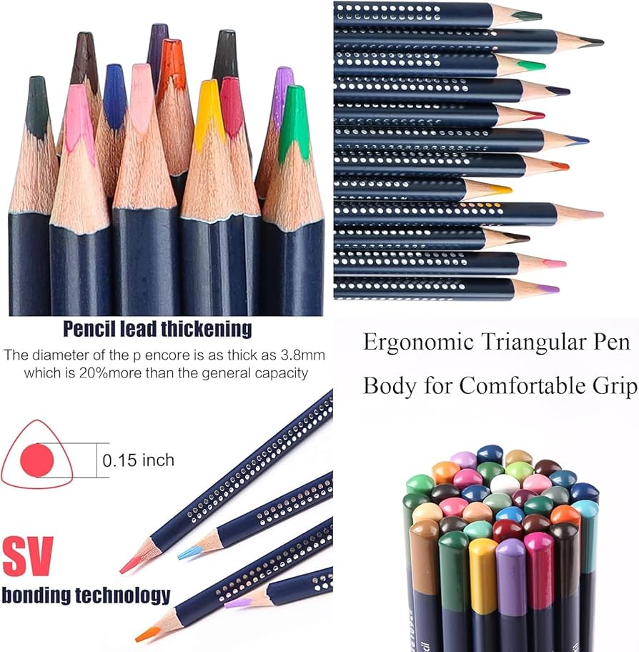画材/水彩/色鉛筆 Amazon | 水彩色鉛筆72色、番号付き、筆付き、Zenacolor社メタル