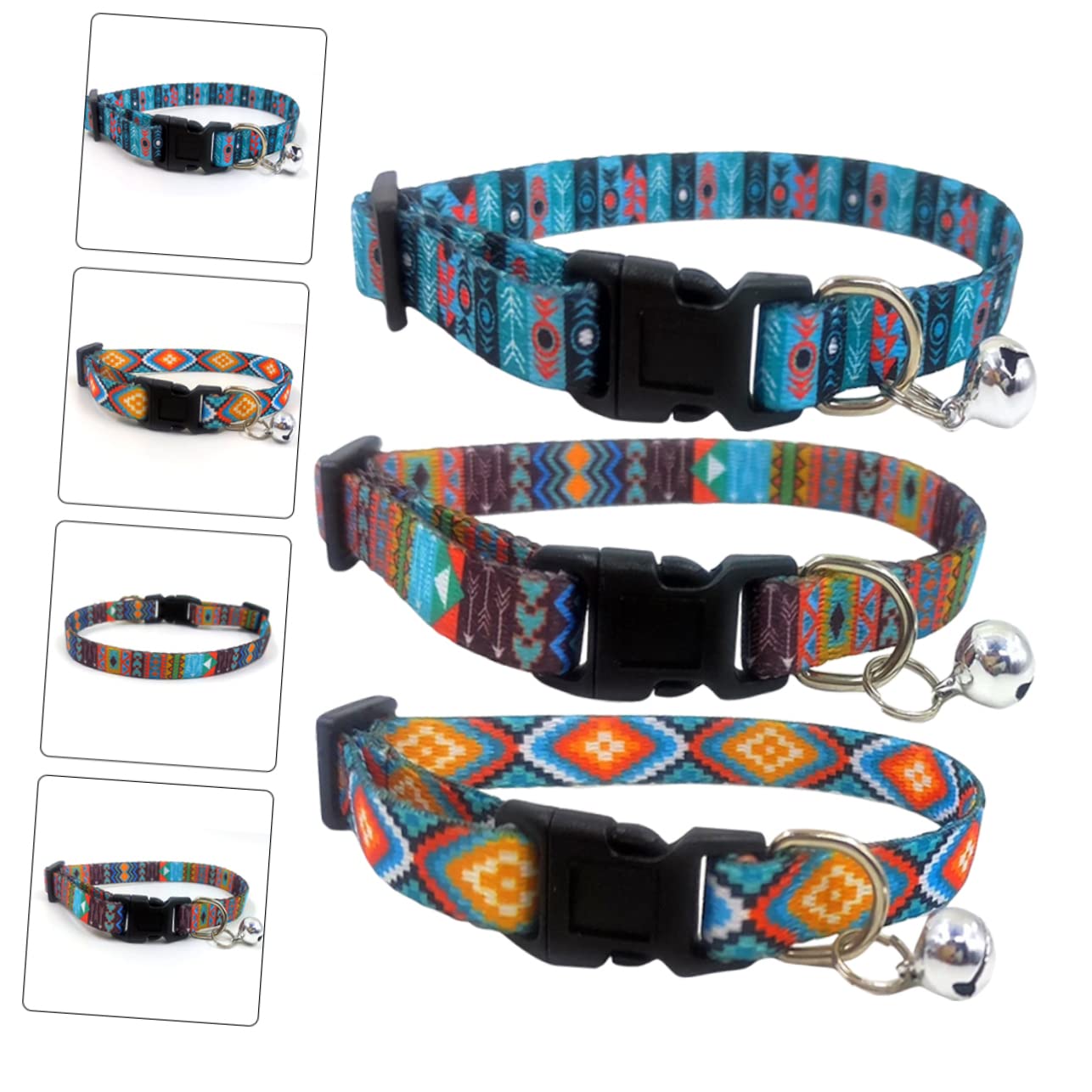 SUPVOX 15 Pz Collare Da Cucciolo Pettorina Per Animali Domestici Arredamento Rosso Bel Collare Per Cani Collari Per Cuccioli Campanelli Per Gatti Poliestere Decorazioni Delicato