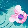 Minnie Swimming Float Swimming Ring Inflatable Pool Floating Round Pool Float Thick