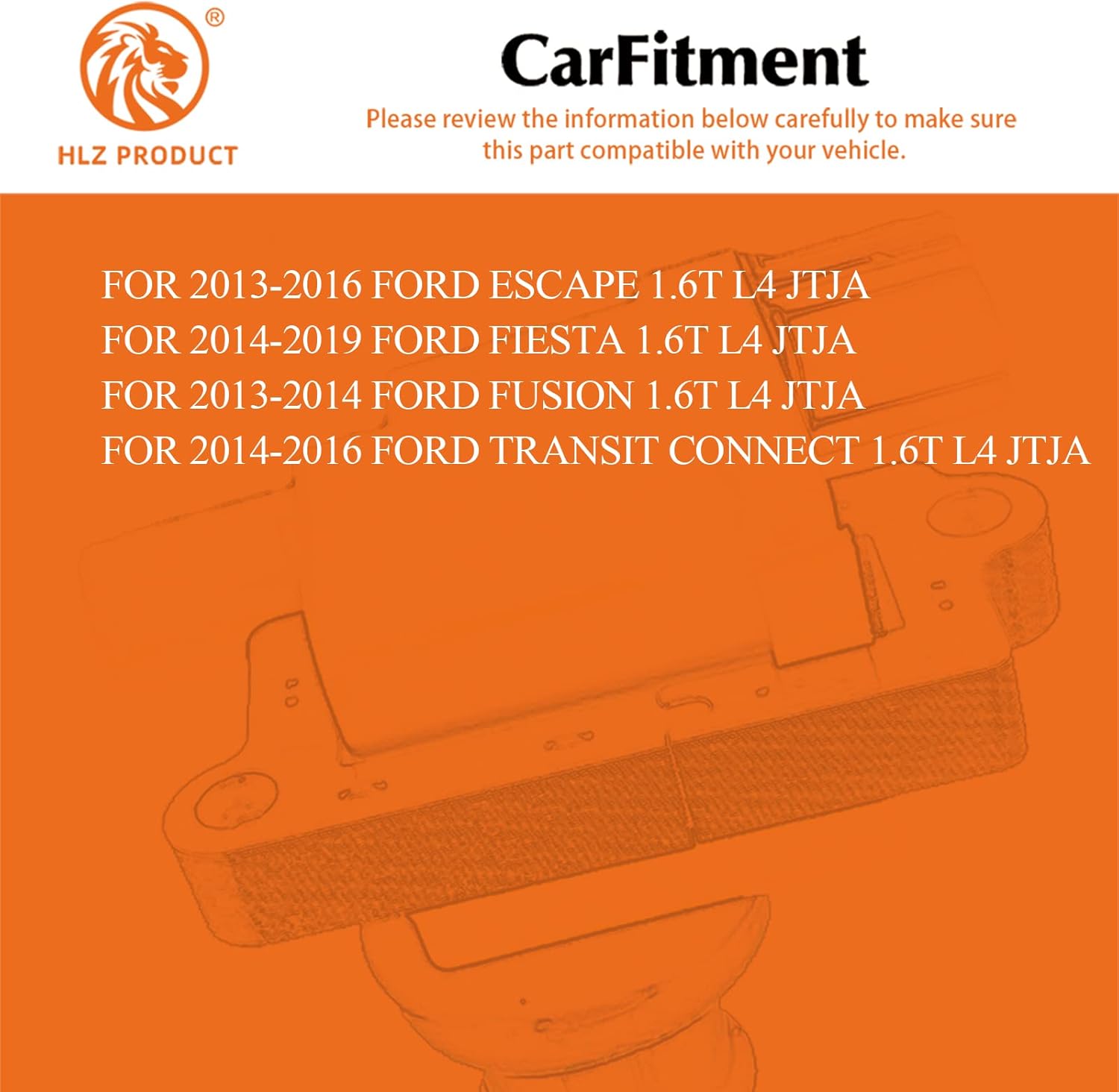 HIGH ENERGY RED TOP PERFORMANCE IGNITION COIL BM5G-12A366-DB BM5G12A366DB DG-551 DG551 UF-674 UF674 SET OF 4 COMPATIBLE WITH FORD ESCAPE FIESTA FUSION TRANSIT CONNECT 1.6T JTJA