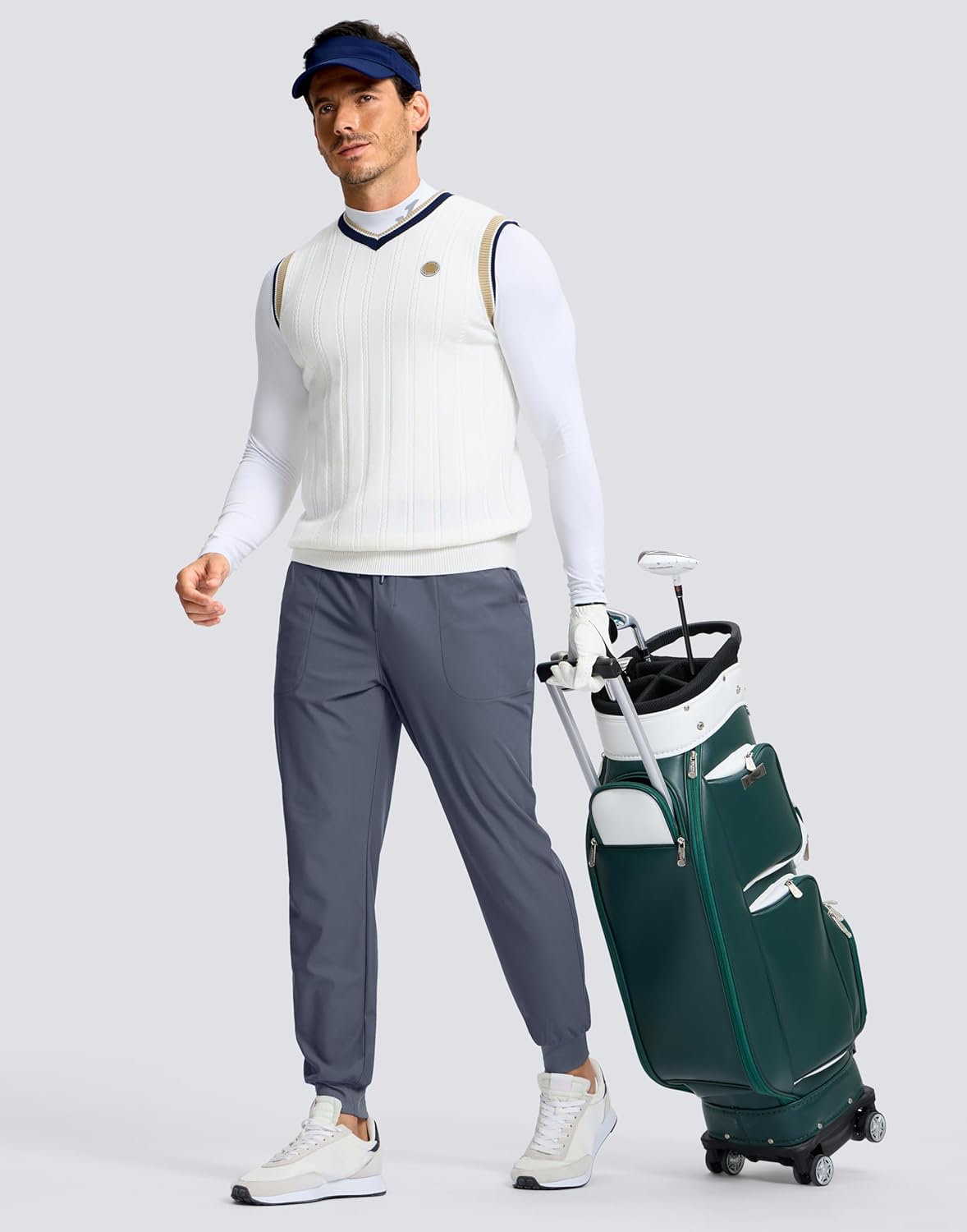 Soothfeel Joggers for Men Golf Joggers Pants with Pockets Slim Fit Casual Comfy Pants Lightweight Athletic Workout Sweatpants - Image 6