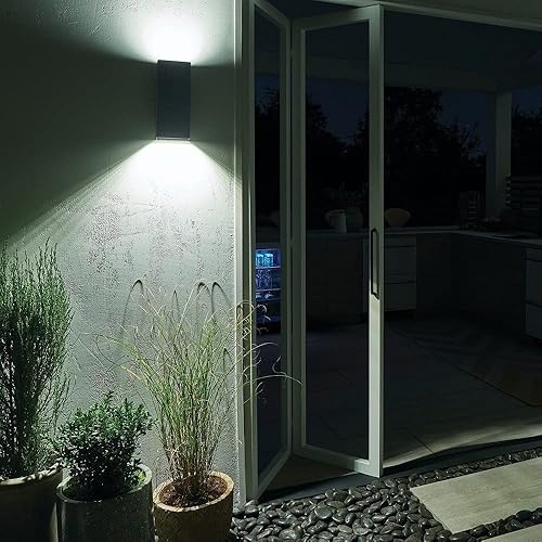 Miniatura 2 de Kichler 49551AZLED - Soporte de pared para interiores y exteriores, tamaño mediano