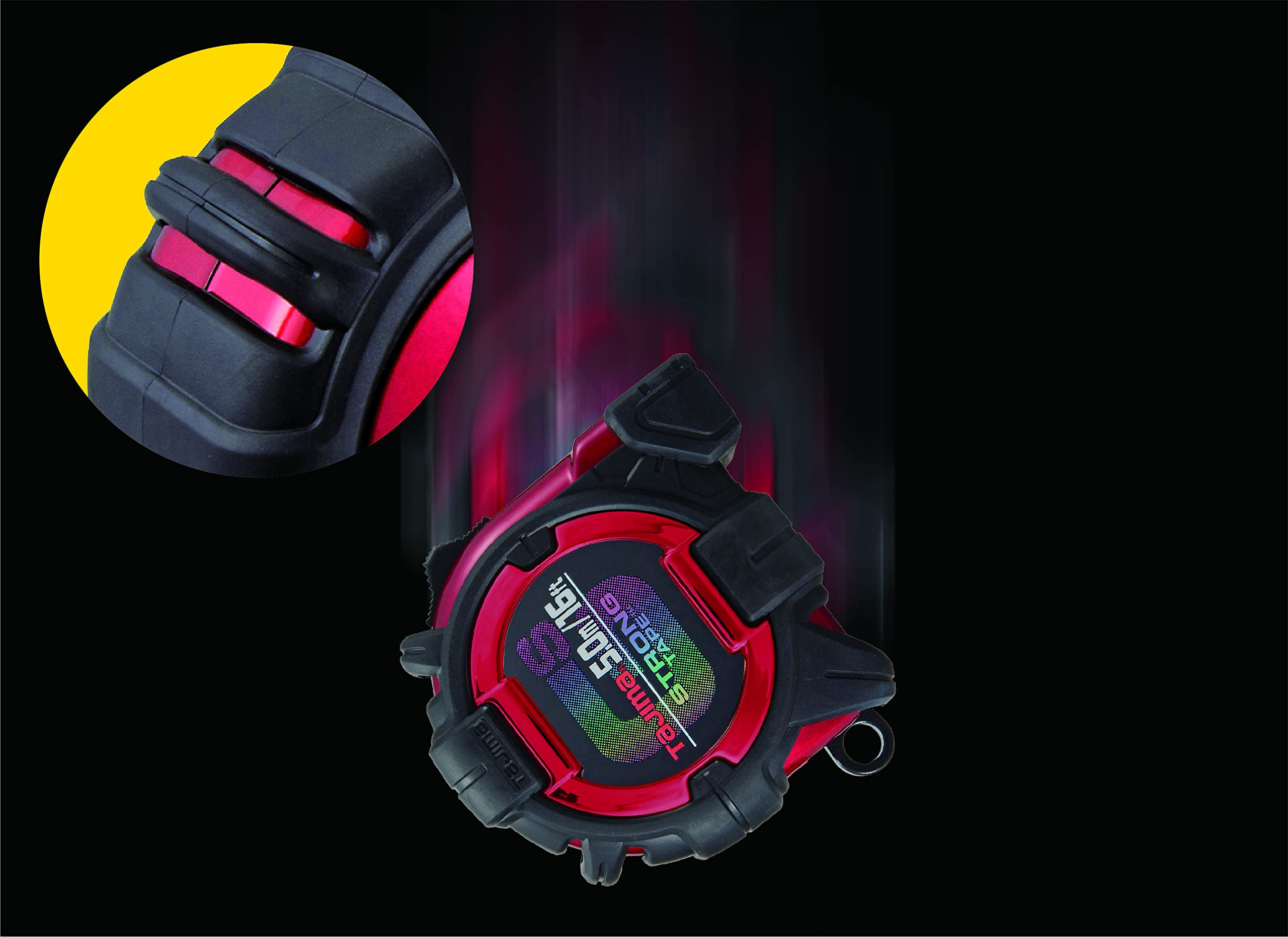 Tajima GS Lock - Cinta métrica (5 m), color negro