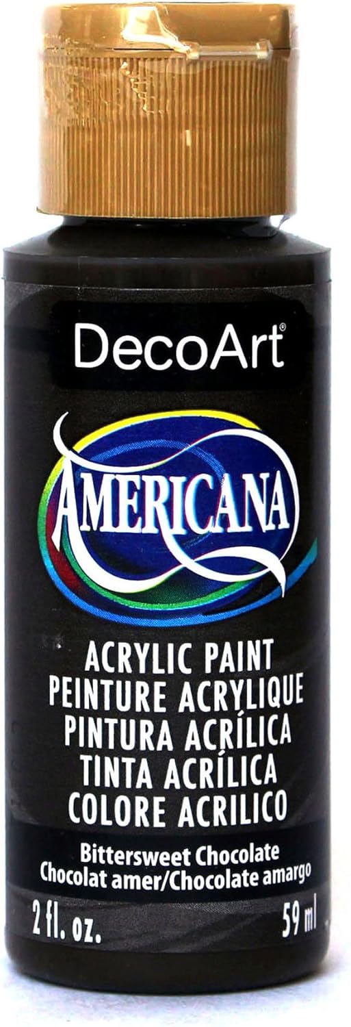 Amazon Com Decoart Americana Acrylic Paint 2 Ounce Bittersweet Chocolate