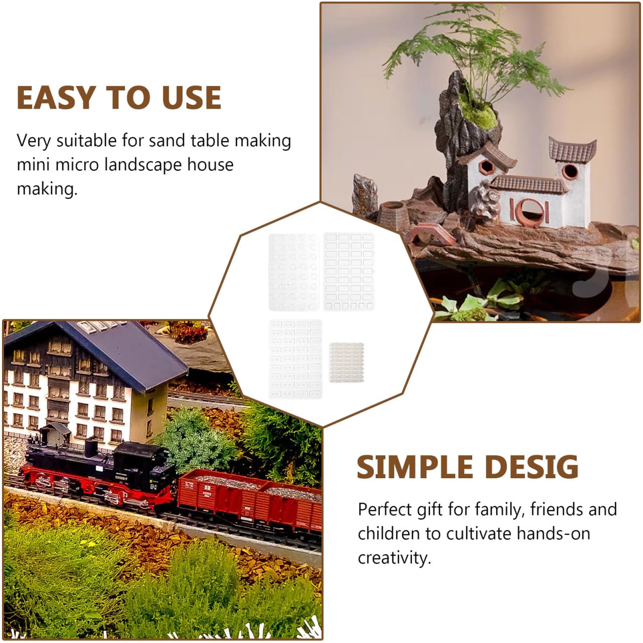 Moules À Briques Miniatures En Silicone - Kit Diy Pour