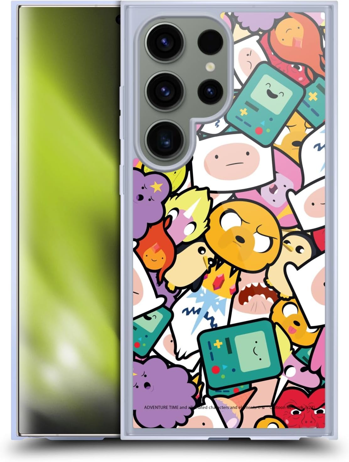 Head Case Designs Officially Licensed Adventure Time BMO Graphics Soft Gel Case Compatible with Samsung Galaxy S24 Ultra 5G and Compatible with MagSafe Accessories
