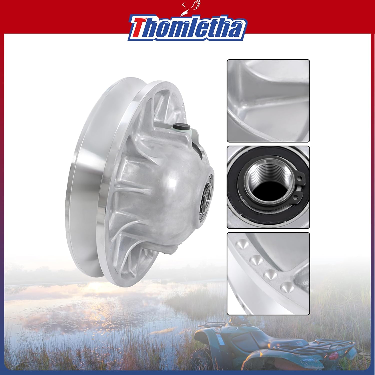 Secondary Driven Clutch Replacement for Polaris Ranger XP Crew 700 2008-2009 1322742 1322387 1322514