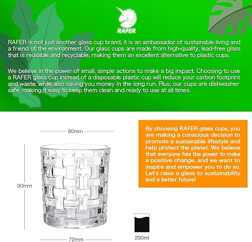 Miniatura 4 de Vaso de whisky irregular (con posavasos Black Stone) 9.8 onzas (aproximadamente 9.8 fl oz)whisky escocéswhiskyronbebidas de cóctel de whiskypara