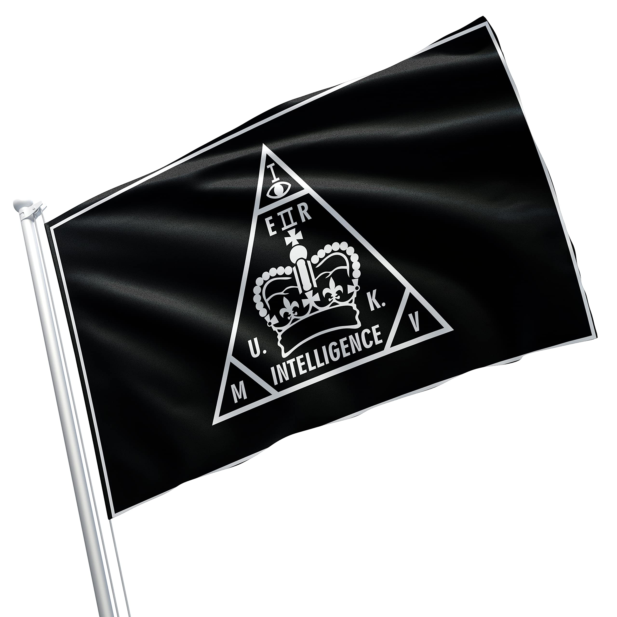 Apedes - Bandera de seguridad MI5 (3 x 5 pies)