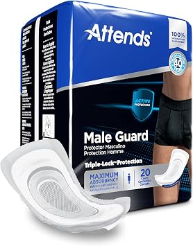 ADMG20 - Attends Discreet Mens Guards, 20 Count x6