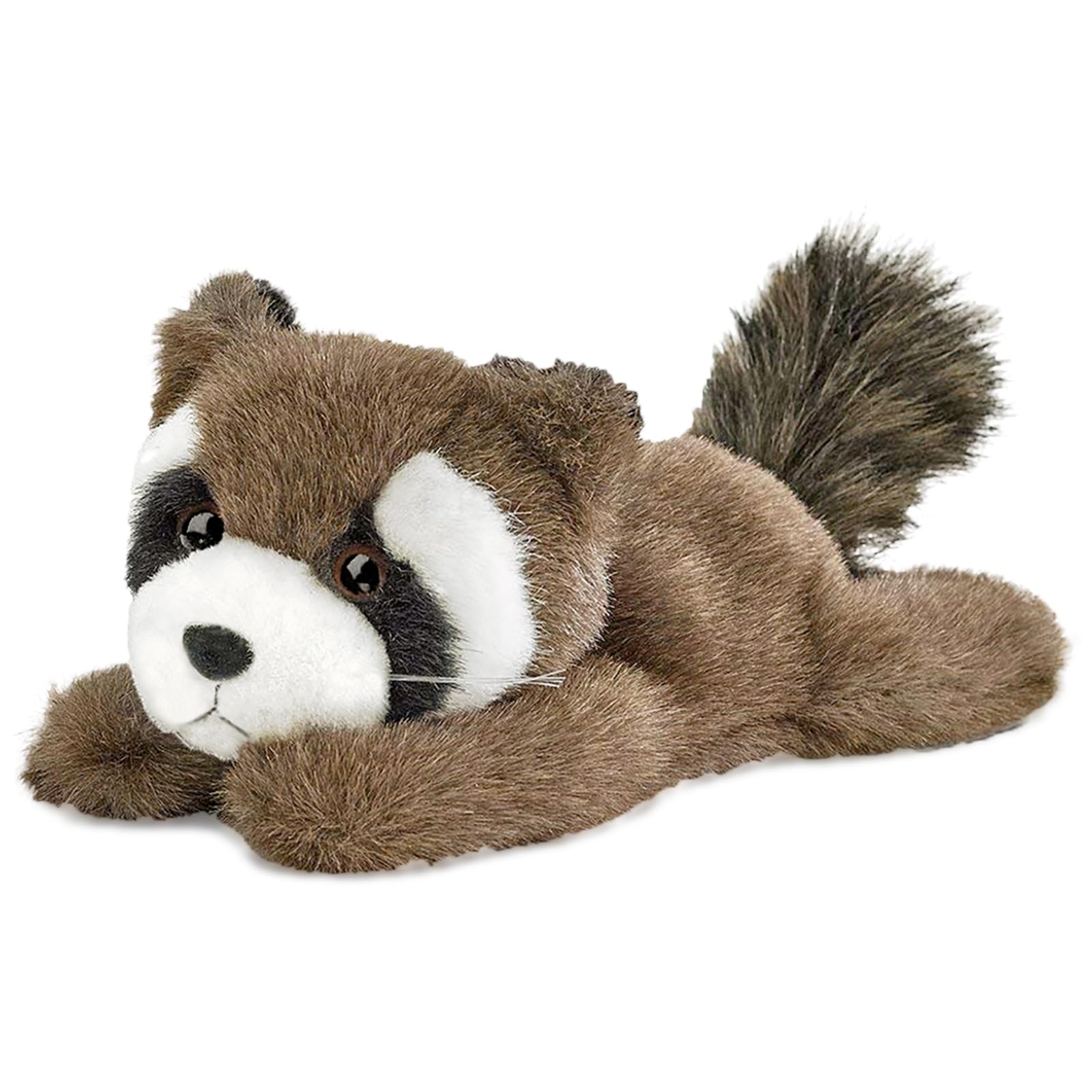 Bearington Reilly Raccoon Stuffed Animal Toy - 8 Realistic Raccoon Plush with Soft Fur and Lifelike Details -