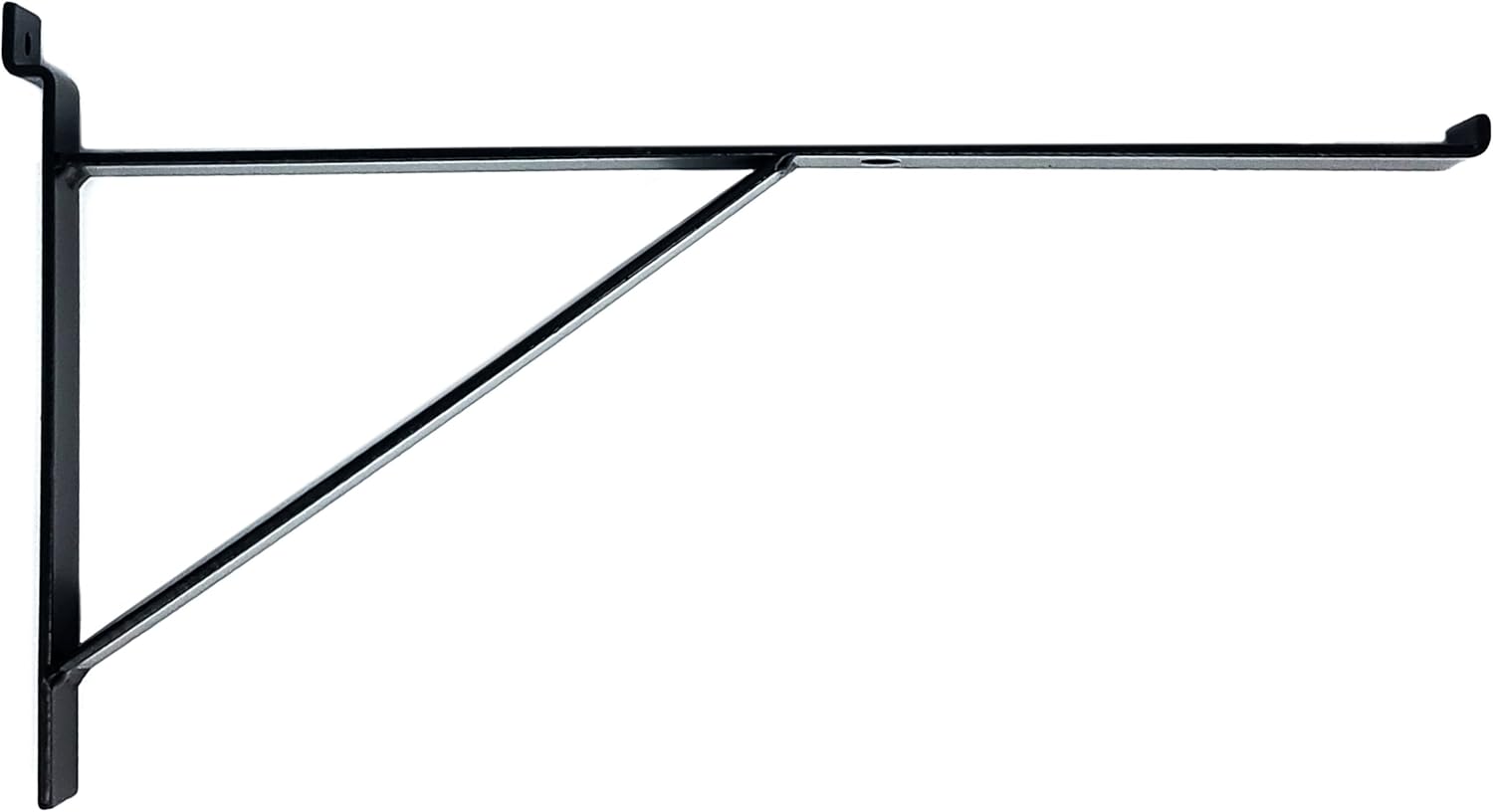 Heavy Duty Slatwall Shelf Bracket in White 10 Inch Set of 25