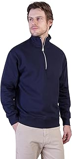 FIRE WOOD mens Half Zip.(H.Neck) Sweatshirt Sweatshirt