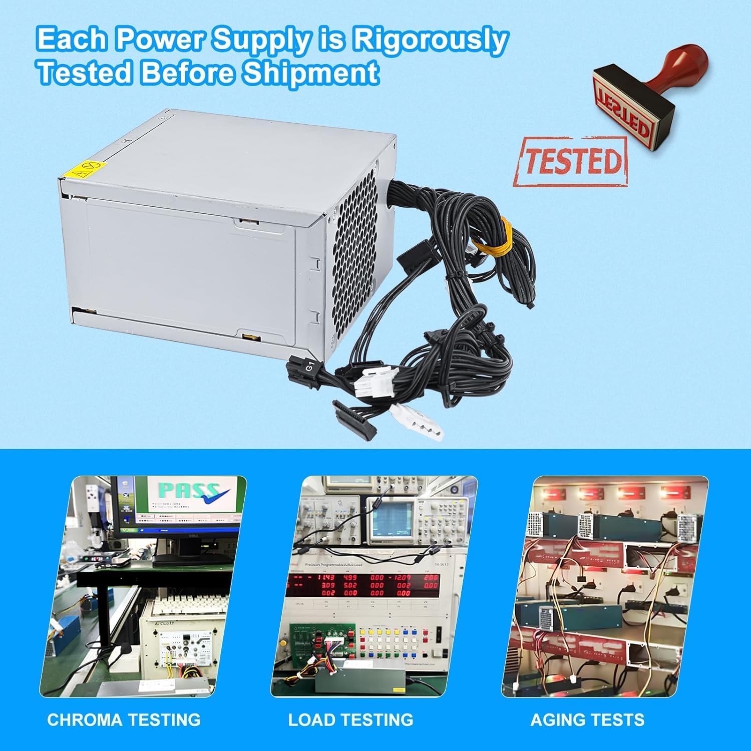 S-Union Upgraded DPS-600UB A 600W Power Supply 632911-001 PSU Compatible with HP Z420 Workstation 623193-001 623193-003 632911-003 DPS-600UB A for HP 600W Power Supply