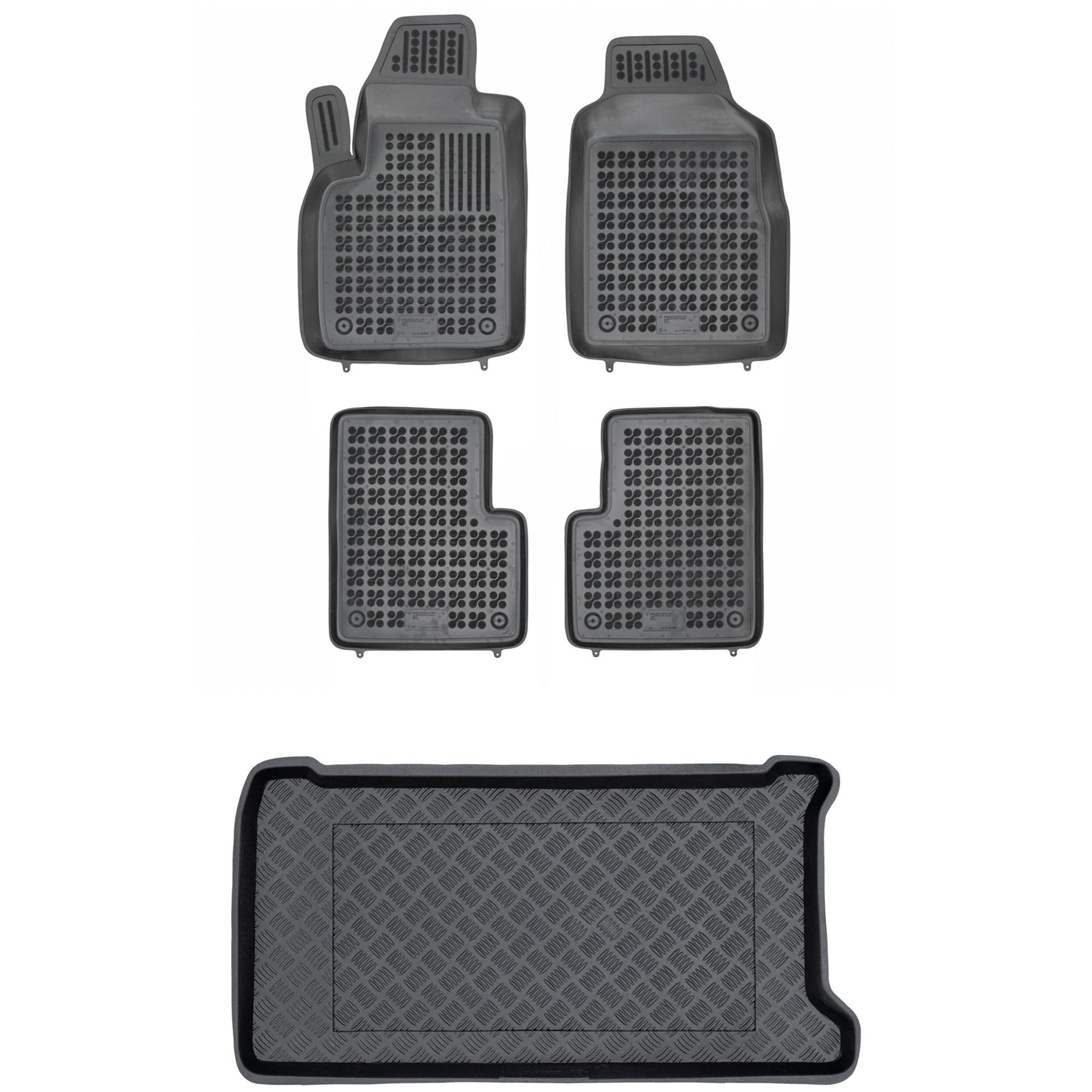 Tappetino Pedana Poggiapiede Per Fiat 500 (2007) - Nero, Protezione Anti-usura - Foto 13