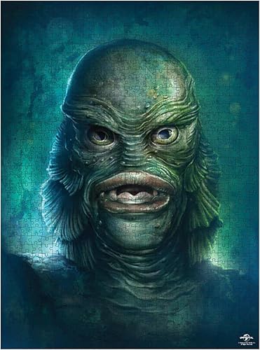 Trick Or Treat Studios Universal Monsters Creature from The Black Lagoon - Rompecabezas de 1000 piezas