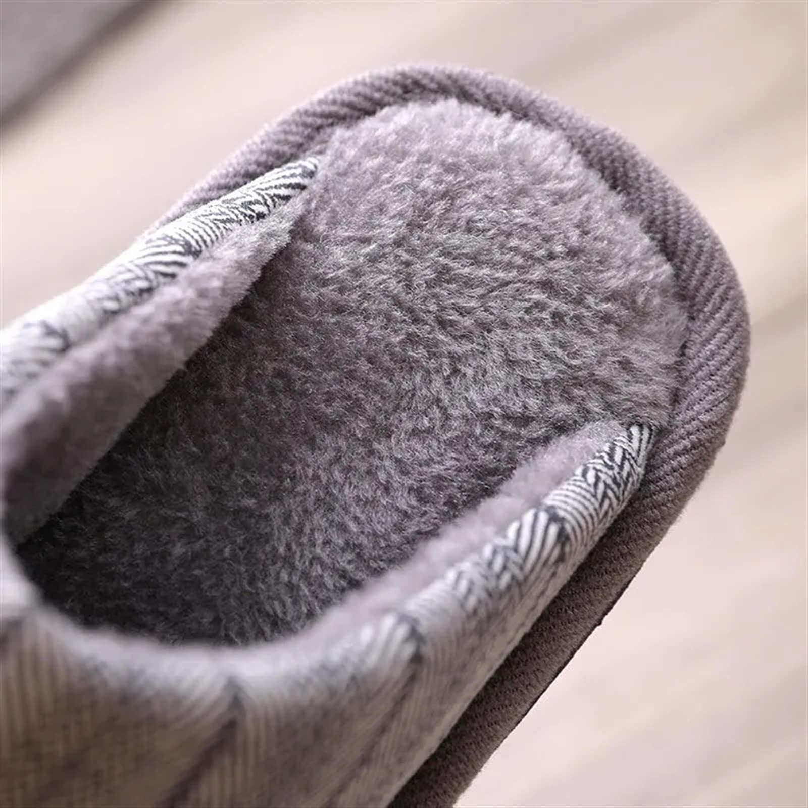 Pantuflas de espuma viscoelástica para hombre y mujer, zapatos de casa de espuma viscoelástica, acogedoras, antideslizantes, para dormitorio, pantuflas de algodón