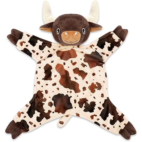 Longhorn Baby Security Blanket: Snuggle Up with Western Charm