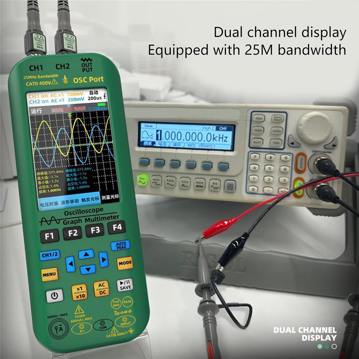 ハンドヘルドオシロスコープダブルチャネル208MSA/sレート25MHz帯域幅6000カウント現在のテスターマルチメーター jebyltd  ハンドヘルドオシロスコープ ダブルチャンネル 208MSa/s レート 25MHz 帯域幅 6000カウント 電流テ ハンドヘルドオシロスコープ  ダブルチャンネル ...