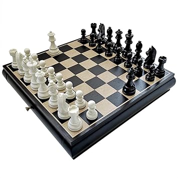 GeRRiT Chess Board Minimalist Wooden Chess Set Crafted Large Board Games for Adults Chess Set Tournament Board Gameinternational Chess