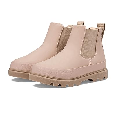 Native Shoes Kids Kensington Chelsea (Toddler/Big Kid) Girls Shoes Chameleon Pink/Flax Tan