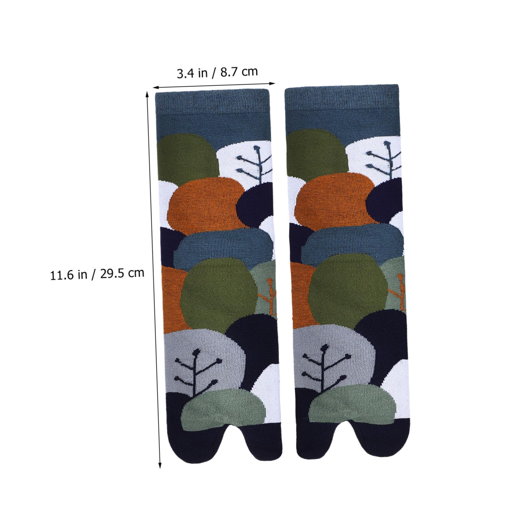 BESPORTBLE 10 Paar Tabi Zehensocken aus Elastischer Baumwolle für Damen und Herren Atmungsaktive und Praktische Socken für Schuhe und Sandalen